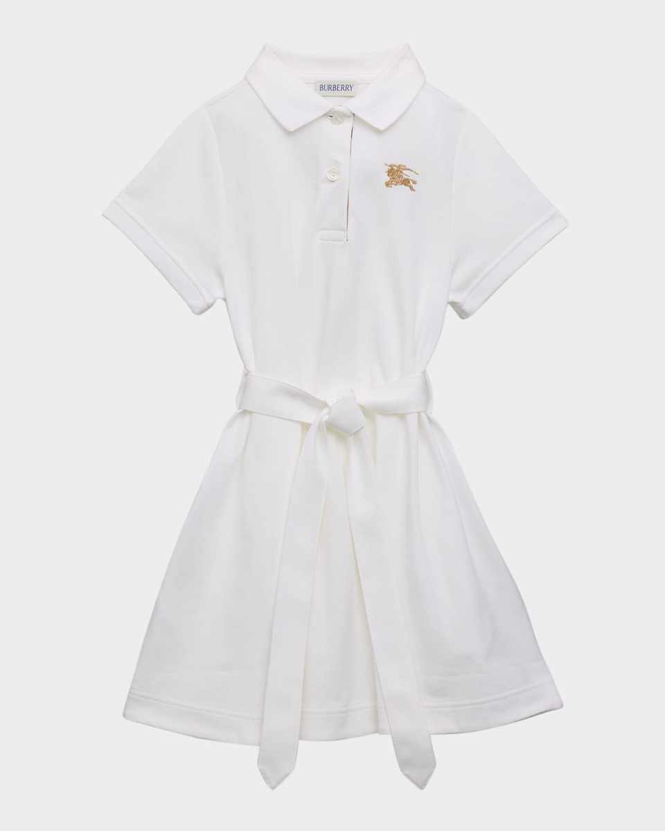 Girl's Astrid Belted EKD Polo Dress, Size 3-